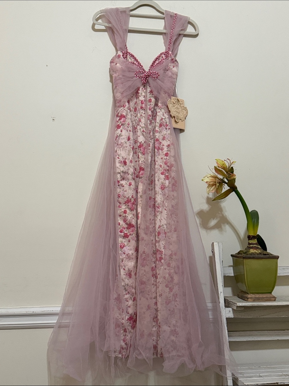 NWT LaceMade Floral Fairy Corset Dress Size XS